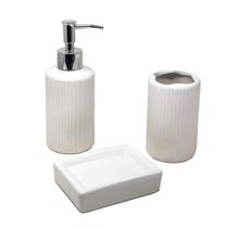 Jogo Para Banheiro De Cerâmica 3Pcs Jogo Para Banheiro De Cerâmica 3Pcs