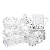 Jogo para Chá 08pcs Cristal Deli Diamond Lyor