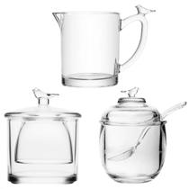 Jogo para Chá Cristal 03pç Bird Wolff