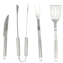 Jogo para Churrasco em Inox com 4 Peças - Mimo Style - ALF02