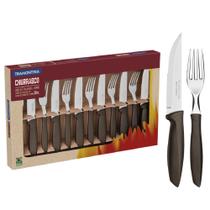 Jogo para Churrasco Jumbo com 12 Peças Preto - 23498460 - TRAMONTINA