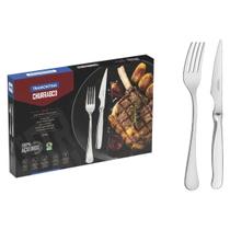 Jogo para Churrasco Tramontina Zurique em Aço Inox Facas Fio Serrilhado 12 Peças Jogo para Churrasco Tramontina Zurique em Aço Inox Facas Fio Serrilhado 12 Peças