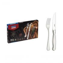 Jogo Para Churrasco Tramontina Zurique Em Inox Facas Jumbo 12 Peças