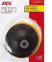 Jogo Para Polir E Lixar Skil 9 Peças Para Qualquer Furadeira Jogo Para Polir E Lixar Skil 9 Peças Para Qualquer Furadeira