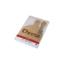Jogo para queijo mini em bambu /aço 2 peças- Hauskraft