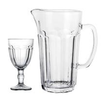 Jogo para Refresco Dover em Vidro 7 Peças Dynasty