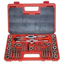 Jogo para Roscar em Polegadas Aço Liga com 40 Peças 42182 HTOM