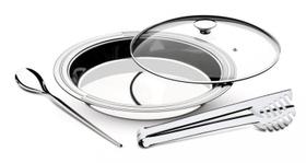 Jogo Para Servir Arroz E Massa 3pc Aço Inox Tramontina Jogo Para Servir Arroz E Massa 3pc Aço Inox Tramontina