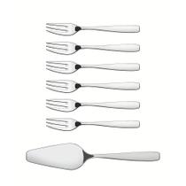 Jogo Para Torta Tramontina Amazonas Em Aço Inox 7 Peças Tramontina