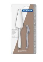 Jogo para Torta Tramontina Laguna em Aço Inox 7 Peças