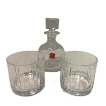 Jogo para whisky 3 peça 28cm copo 367ml/garrafa 345ml