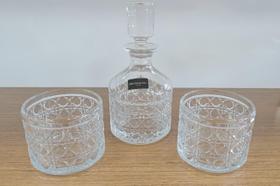 Jogo para Whisky Empilhável Trio eem Vidro 280ml Fracalanza Jogo para Whisky Empilhável Trio eem Vidro 280ml Fracalanza