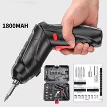 Jogo Parafusadeira Sem Fio Recarregável USb Com Maleta 47 Chaves 110v/220v Portátil - Prime