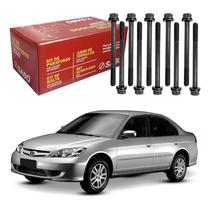 Jogo Parafuso Cabeçote Sabó Honda Civic 1.7 16v 2004 A 2006