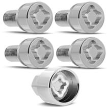 Jogo Parafuso Roda Antifurto 12x1,5 Universal Varias Marcas