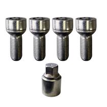 Jogo Parafusos Anti-furto Starlock Rodas Mercedes M14-1,5X27 Jogo Parafusos Anti-furto Starlock Rodas Mercedes M14-1,5X27