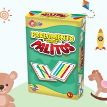 Jogo Pareamento Cores Concentração E Motora Fina Mdf 4anos