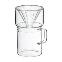 Jogo Passador De Café + Jarra Vidro Mimo Style Boro 500ml