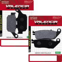 Jogo Pastilha Cb 500 F-X/ Cbr 500 R Valencia Brakes Jogo Pastilha Cb 500 F-X/ Cbr 500 R Valencia Brakes