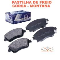 Jogo pastilha de freio dianteira Corsa Montana corsa sedan