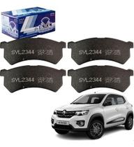 Jogo Pastilha De Freio Original SYL Sem Amianto Renault Kwid 1.0 12v 2017 2018 2019 2020 2021