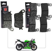 Jogo Pastilha Dianteira+Tras Zx 6R 636/Zx 6R 636 Abs Fischer