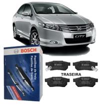 Jogo Pastilha Freio Bosch Honda City 2014 2015 2016 2017 Jogo Pastilha Freio Bosch Honda City 2014 2015 2016 2017