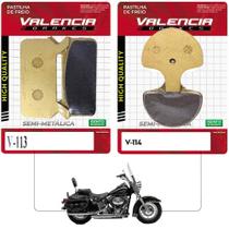 Jogo Pastilha Freio Diant+Tras Flst Heritage Softail 1340