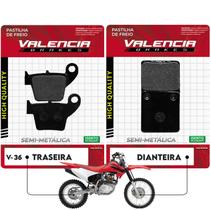 Jogo Pastilha Freio Diant + Tras Honda Crf 150 R 2006 A 2007