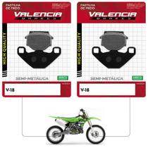 Jogo Pastilha Freio Diant+Tras Kx125 E1/Kx250 D2/Kx500 B2 - Valencia Brakes