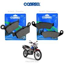 Jogo Pastilha Freio Dianteira e Traseira Cobreq N-917 + N-943 Falcon NX4 XRE 300 S/ ABS Jogo Pastilha Freio Dianteira e Traseira Cobreq N-917 + N-943 Falcon NX4 XRE 300 S/ ABS