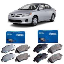 Jogo Pastilha Freio Dianteira Traseira - Corolla 2011 A 2014 - N1366 / N1368 / Kit01527 Jogo Pastilha Freio Dianteira Traseira - Corolla 2011 A 2014 - N1366 / N1368 / Kit01527