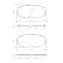 Jogo Pastilha Freio Dianteiro Hyundai Creta/Kia Cerato Jogo Pastilha Freio Dianteiro Hyundai Creta/Kia Cerato