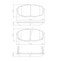 Jogo Pastilha Freio Dianteiro Hyundai I30 2.0 16V 09/12 Jogo Pastilha Freio Dianteiro Hyundai I30 2.0 16V 09/12