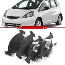 Jogo Pastilha Freio Dianteiro New Fit E City 2009 A 2014 Sistema Teves