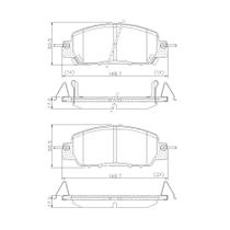 Jogo Pastilha Freio Honda Civic 2.0 16V 17/Em Diante Jogo Pastilha Freio Honda Civic 2.0 16V 17/Em Diante
