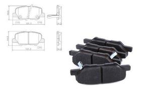 Jogo Pastilha Freio Traseira Mitsubishi Asx Outlander - FRASLE