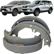Jogo patim sapata lona freio mão estacionário traseiro à disco land cruiser prado 90 a 13 - hilux sw4 4runner após 2016
