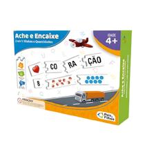 Jogo Pedagógico Ache e Encaixe - Pais e Filhos Jogo Pedagógico Ache e Encaixe - Pais e Filhos
