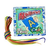 Jogo Pedagógico Alinhavos Vogais - Simque Jogo Pedagógico Alinhavos Vogais - Simque