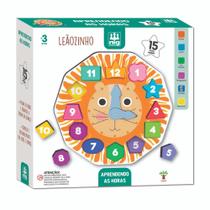 Jogo Pedagógico Aprendendo as Horas - Leãozinho - Nig