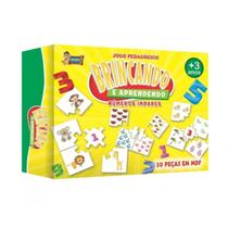 Jogo Pedagógico Aprendendo Números Ímpares - 30 Peças