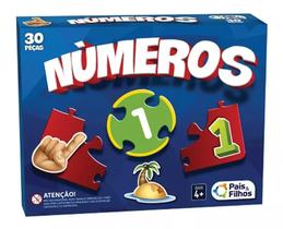 Jogo Pedagógico Aprender Números 30 Peças Pais & Filhos