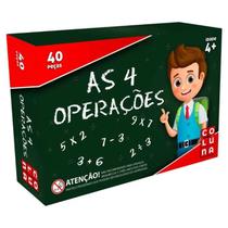 Jogo Pedagógico As 4 Operações - Coluna Jogo Pedagógico As 4 Operações - Coluna