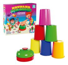 Jogo Pedagógico Batalha Dos Copos Acessórios Copos Coloridos Jogo Pedagógico Batalha Dos Copos Acessórios Copos Coloridos