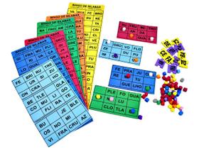 Jogo Pedagógico- Bingo De Silabas Em E.v.a colorido - Criativa Educativos