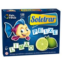 Jogo Pedagogico Brincar de Soletrar 120 Peças Auxilia no Aprendizado Escolar - Pais e Filhos Jogo Pedagogico Brincar de Soletrar 120 Peças Auxilia no Aprendizado Escolar - Pais e Filhos