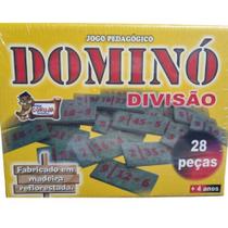 Jogo Pedagógico Dominó Divisão 28 peças Educativas Ensino Infantil Jogo Pedagógico Dominó Divisão 28 peças Educativas Ensino Infantil
