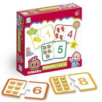 Jogo Pedagógico Infantil Números 1 Ao 10 Cocomelon 20 Pç Nig
