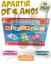 Jogo Pedagogico Infantil Soletrar 52 Peças Didatico Alfabetização Coluna Brinquedos Jogo Pedagogico Infantil Soletrar 52 Peças Didatico Alfabetização Coluna Brinquedos